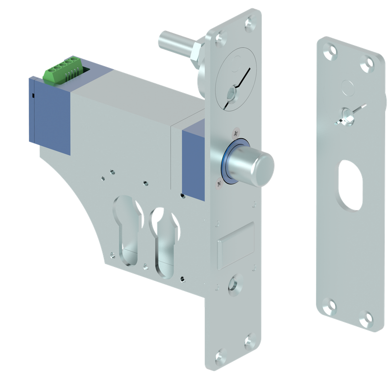 TC308EBZ Electromechanical Lock Medilock Recess Mounted Fail-secure 12V/24V DC