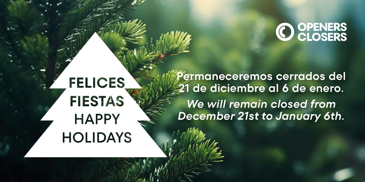 Openers & Closers Christmas Schedule 2025