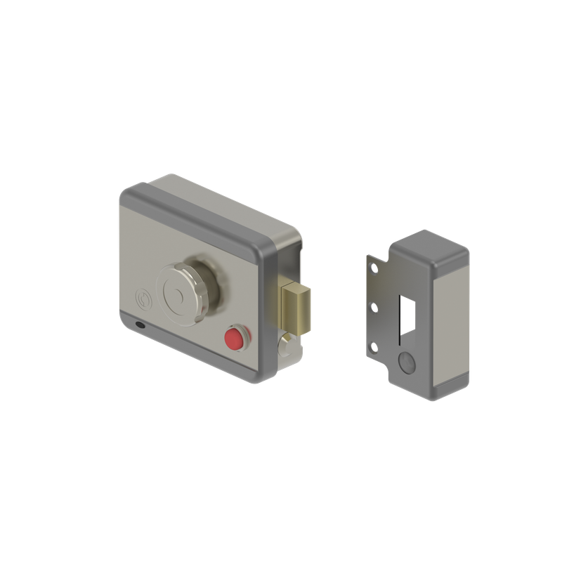 CE104 Surface-mounted Electromechanical Motorized Lock Fail-secure 12/24V DC