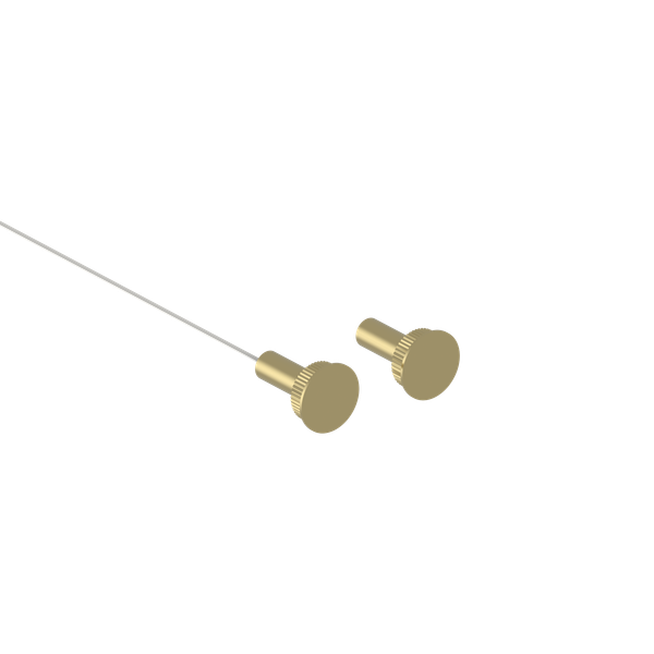 Series CM Magnetic Contact recess mounted high capacity for iron doors Brass