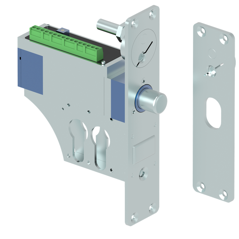 TC308ETBZSeries TC Electromechanical Lock Medilock Recess Mounted Fail-secure 12V/24V DC