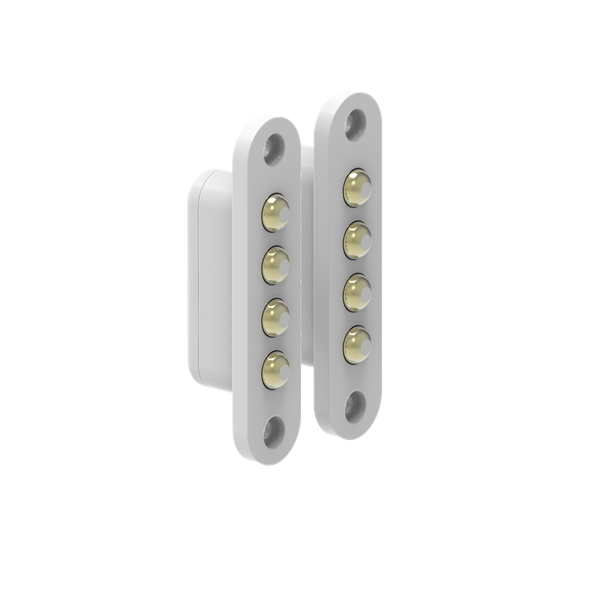 DDC4W Stromübertrager 4 Kontaktstifte Weiß
