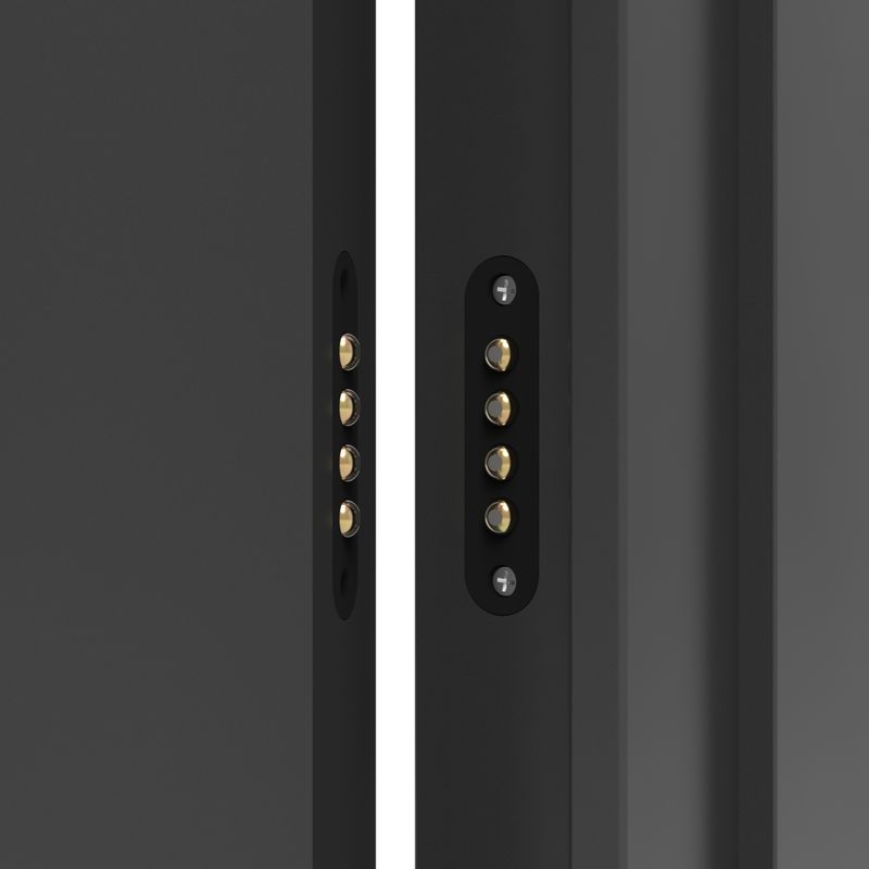 DDC4K Contacto Eléctrico con 4 Bornes de conexión Negro