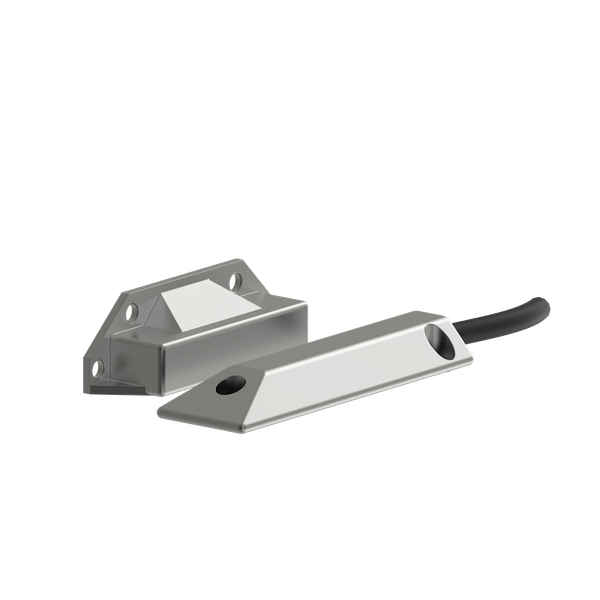 Series CM Magnetic Contact surface mounted with magnetic protection for overhead doors Aluminium