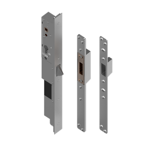 A1BASIC6017HX High Security Electromechanical Mortise Lock Fail-secure 24-50V DC 60mm Backset