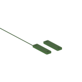 CME045G Contacto magnético de sobreponer ultraplano de alta capacidad Verde