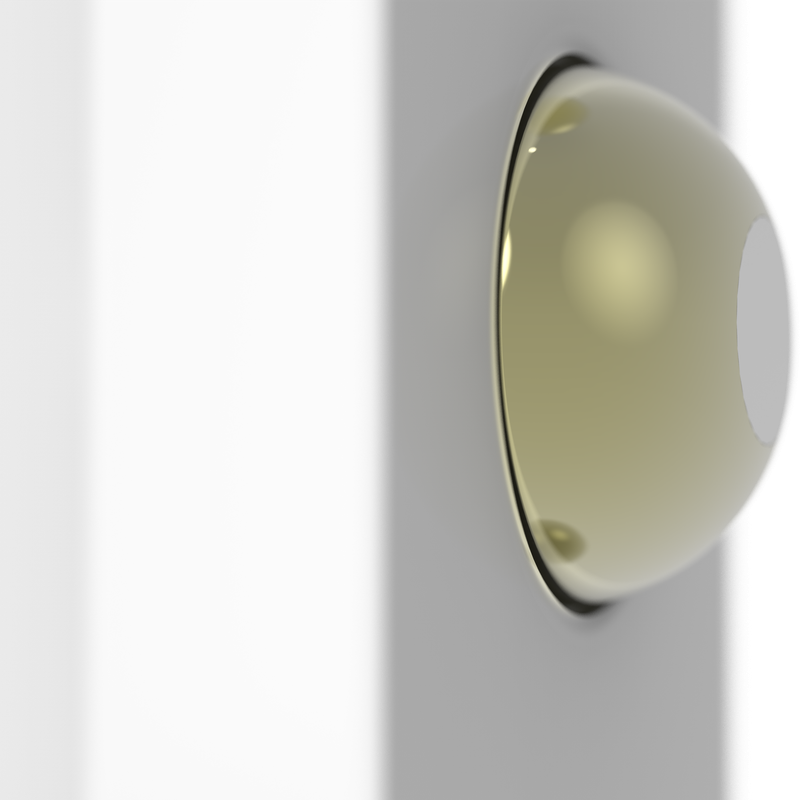 Bornes bañados en plata