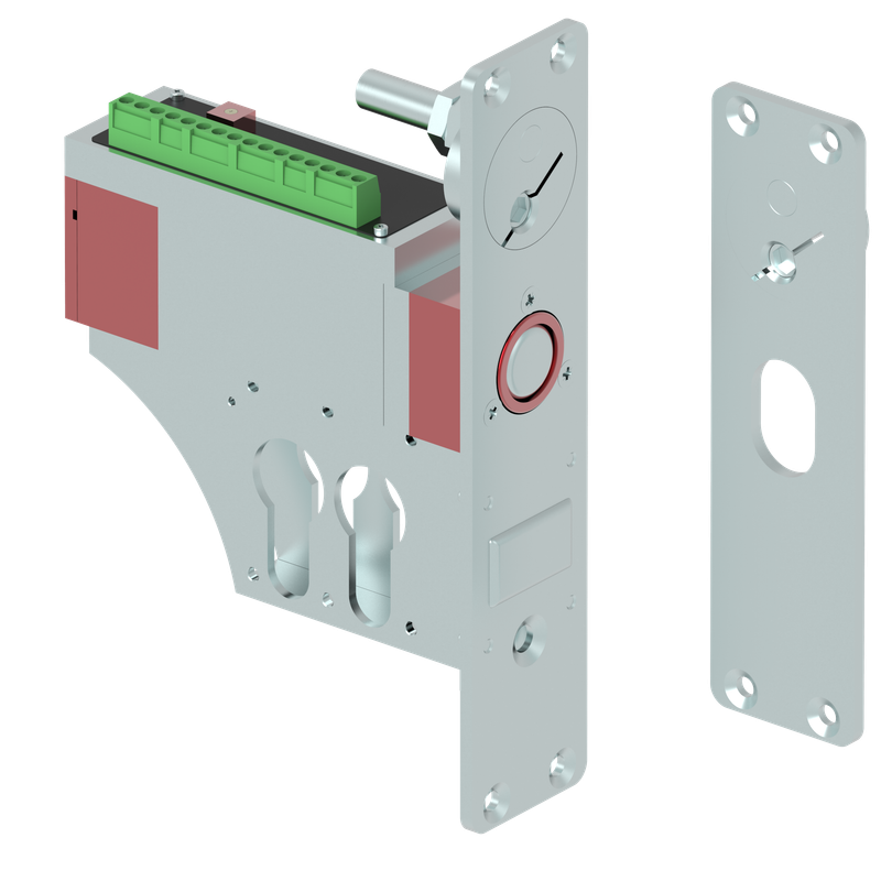 TC408ETBZ Electromechanical Lock Medilock Recess Mounted Fail-safe 12V/24V DC