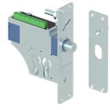 TC308ETBZ Electromechanical Lock Medilock Recess Mounted Fail-secure 12V/24V DC
