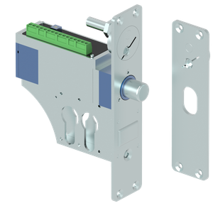 TC308ETBZ Electromechanical Lock Medilock Recess Mounted Fail-secure 12V/24V DC