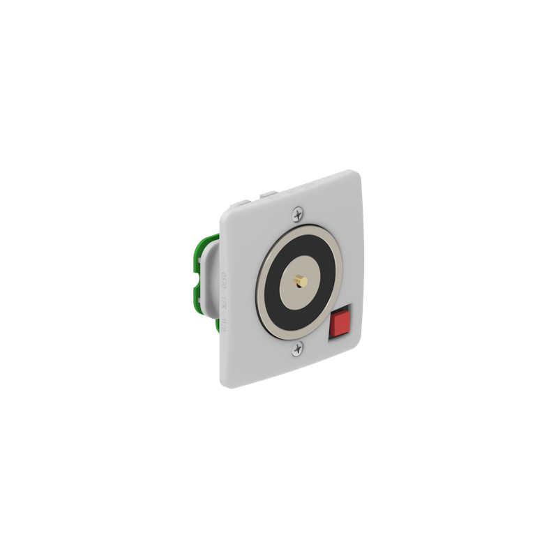 DHUXSWWSeries DH Electromagnetic Lock recess mounted 600N 12V/24V DC White
