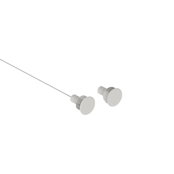 Series CM Magnetic Contact recess mounted high capacity for iron doors White