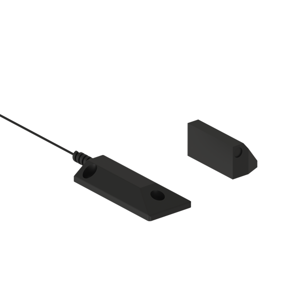 CMB003 Contacto magnético de sobreponer para puertas basculantes Negro