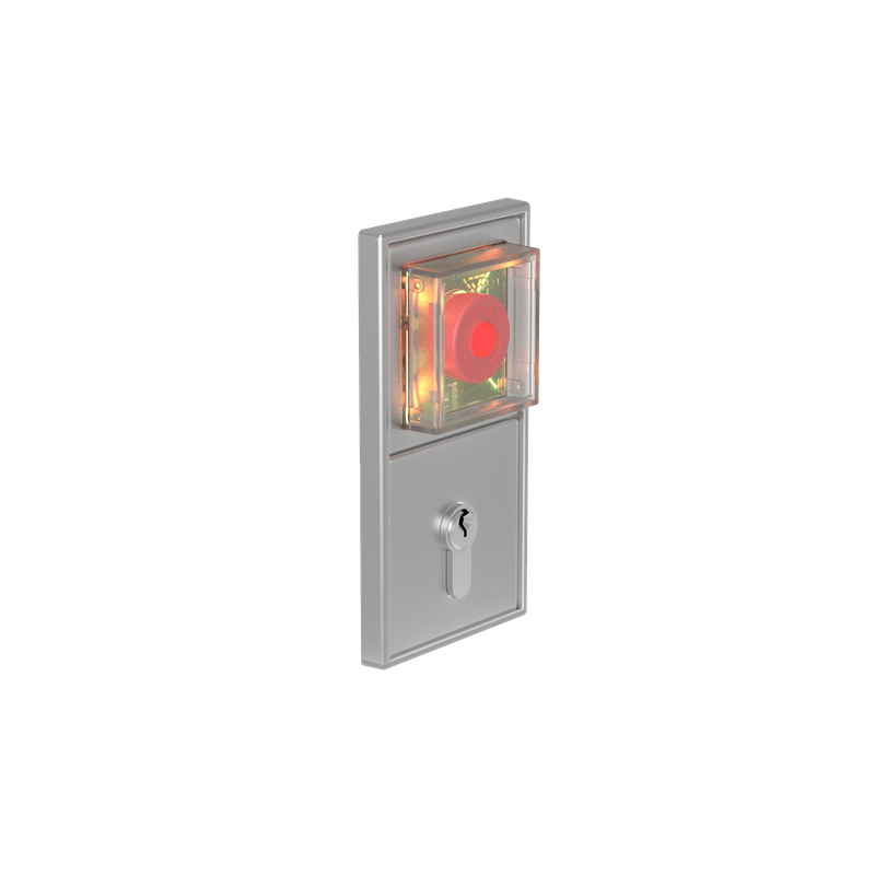 TE1A Emergency Exit Terminal EN 13637 Recess Mounted 2 Modules