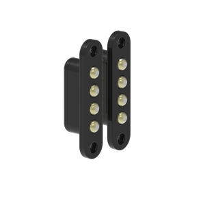 DDC4K Stromübertrager 4 Kontaktstifte Schwarz