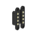 DDC4K Stromübertrager 4 Kontaktstifte Schwarz