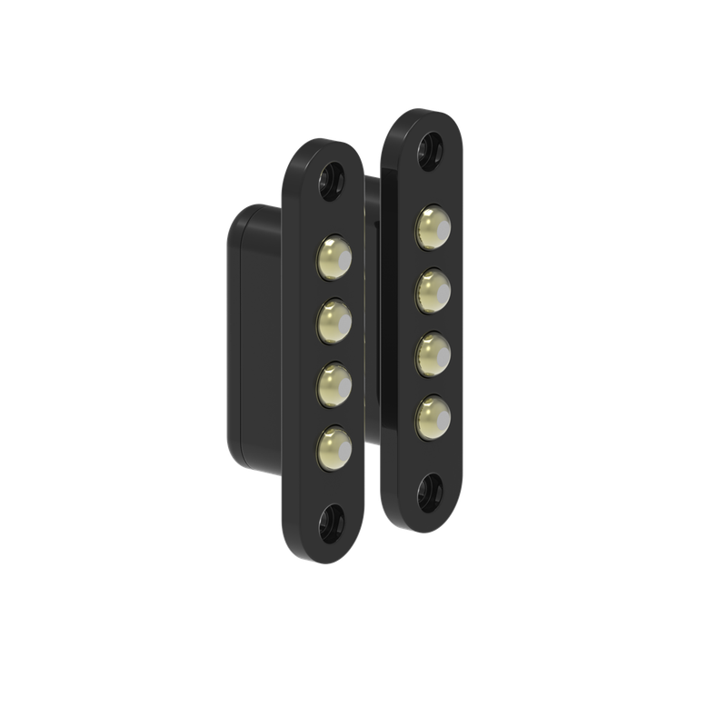 DDC4K Stromübertrager 4 Kontaktstifte Schwarz