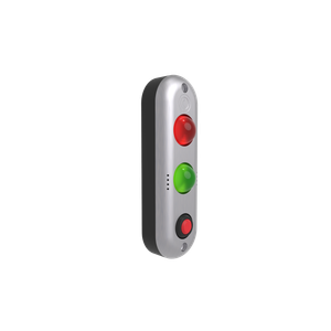 TL4 Indicador luminoso 180° con pulsador, alarma acústica 10-24V AC/DC
