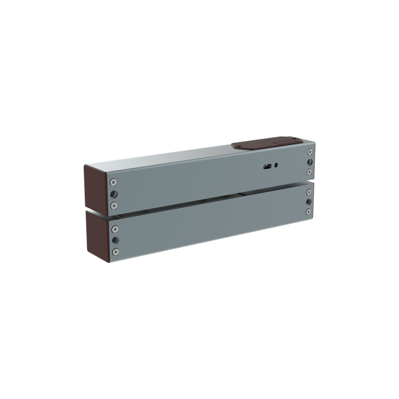 SHUSUV3 Electromagnetic Shearlock surface / glass mounted 1,500N 10-36V DC with door status LED and timer