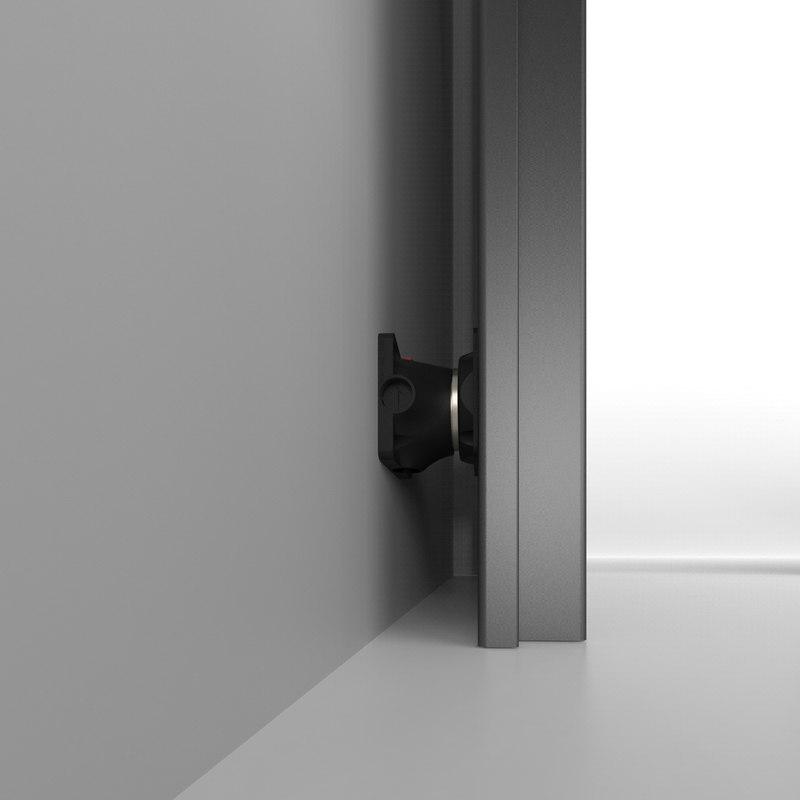 DHUMW Cerradura Electromagnética de empotrar y/o sobreponer 600N 12/24V DC Mediana