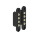 DDC4K Contacto Eléctrico con 4 Bornes de conexión Negro