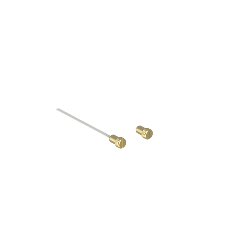 CMIV020 Magnetischer Kontakt unterputzmontage flache Ausführung 10 mm Messing/Nickel