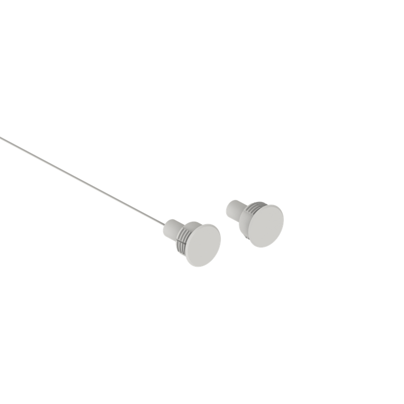 CMI122B Magnetischer Kontakt unterputzmontage mit hoher Kapazität für Eisentüren Weiß