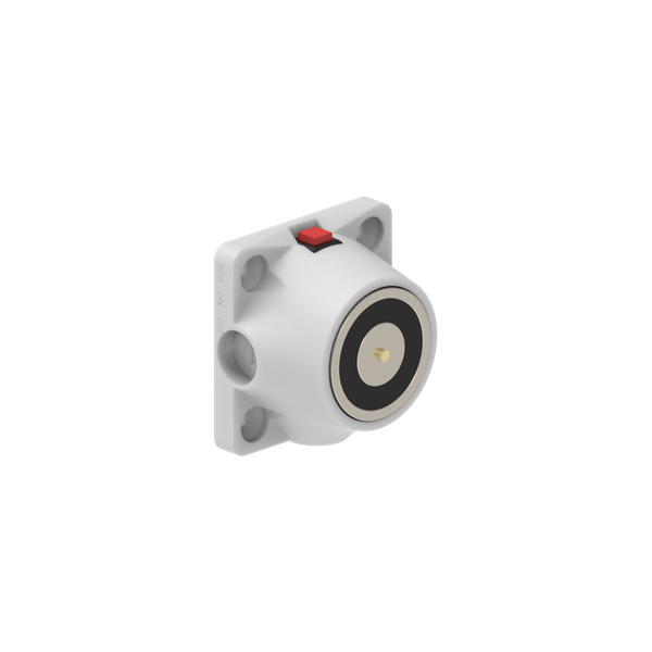 Series DH Electromagnetic Lock recess and/or surface mounted 600N 24V DC White