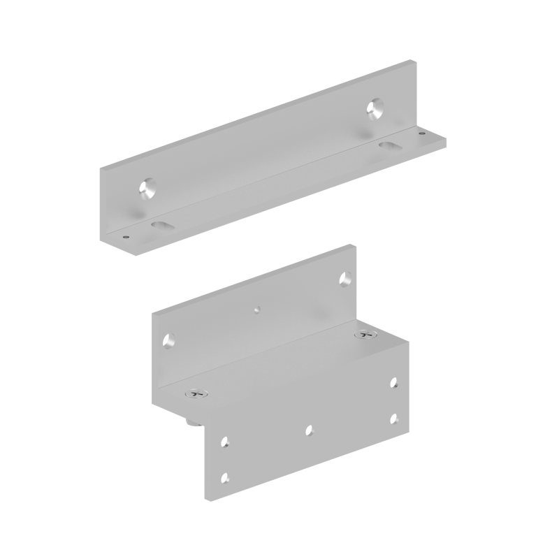 MEXZ2B Z-type bracket for electromagnetic locks on inward-opening doors