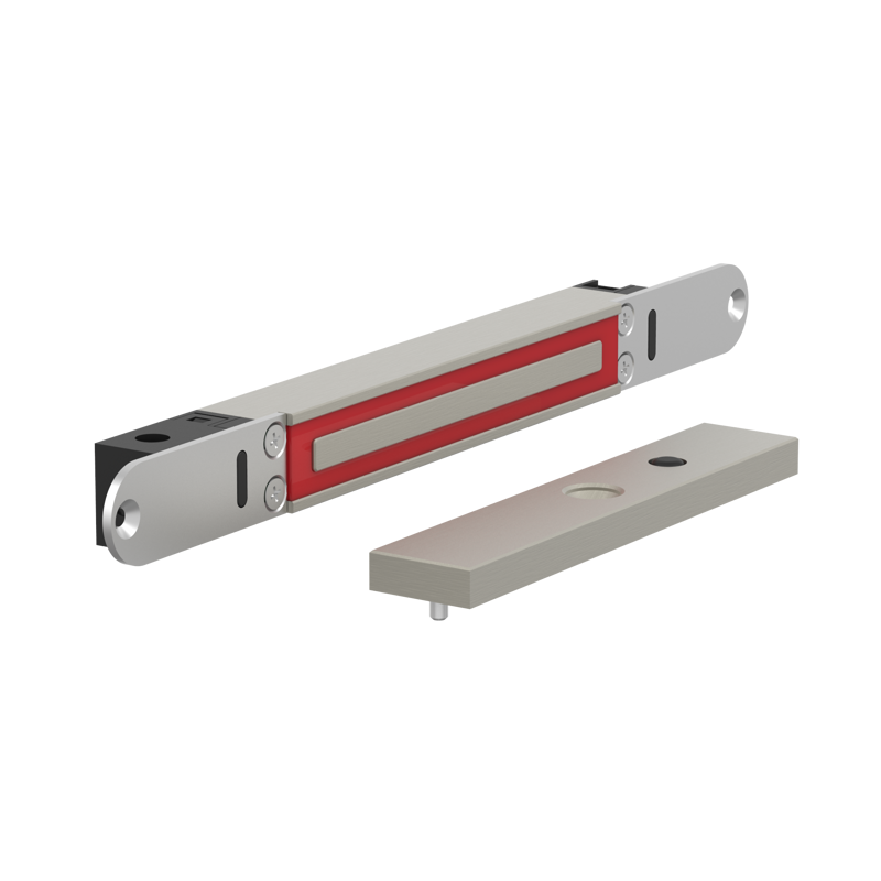 ME300EV0004 Electromagnetic Lock recess mounted 2,800N 10-30V DC with counterplate ME04 for sliding doors