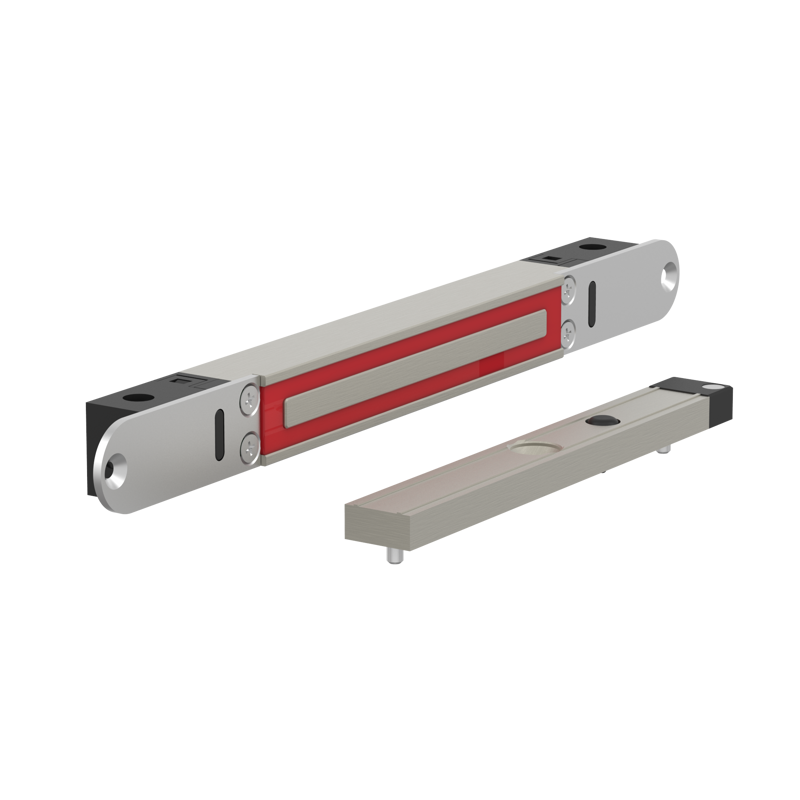 ME300EV6001S Electromagnetic Lock recess mounted 2,800N 10-30V DC with door status and counterplate ME01S