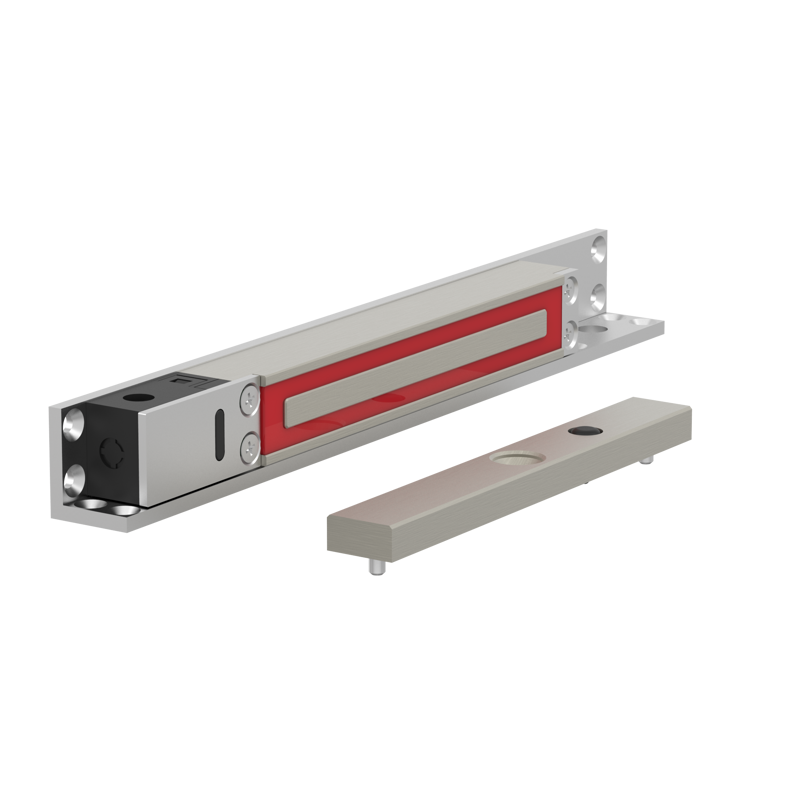 ME300SV0002 Electromagnetic Lock surface mounted 2,800N 10-30V DC with counterplate ME02 for sliding doors