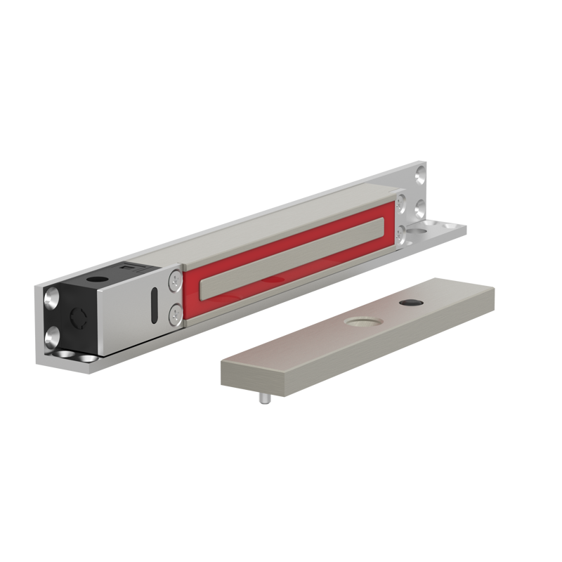 ME300SV0004 Electromagnetic Lock surface mounted 2,800N 10-30V DC with counterplate ME04 for sliding doors