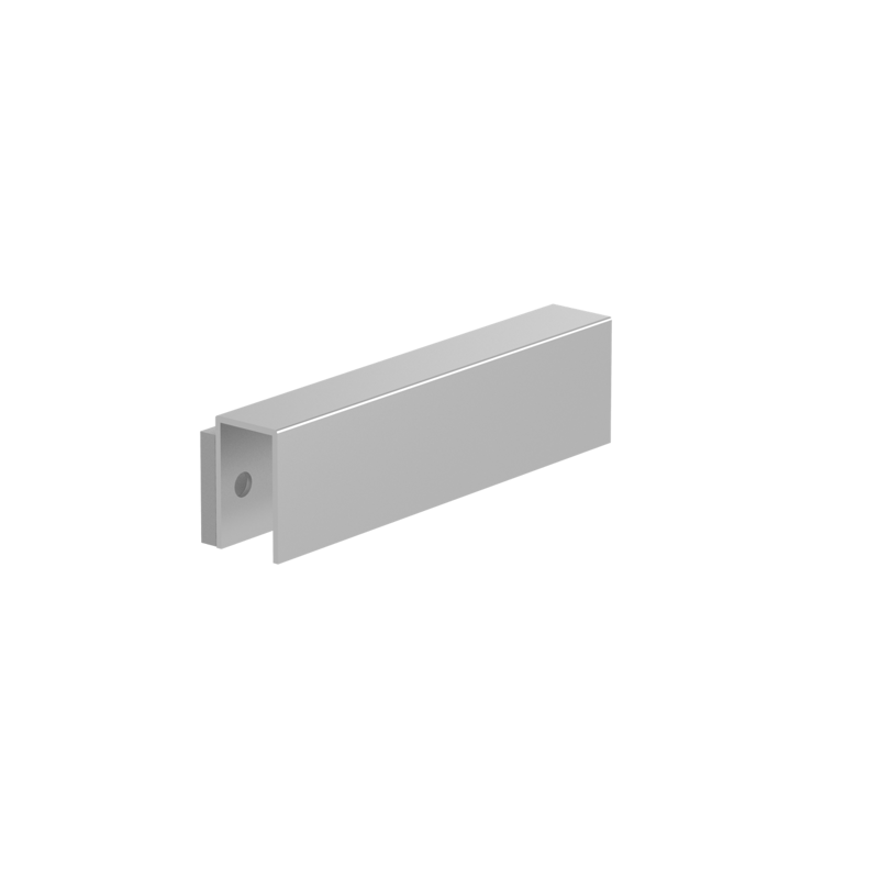MEXU3 U-type bracket for electromagnetic locks for glass doors