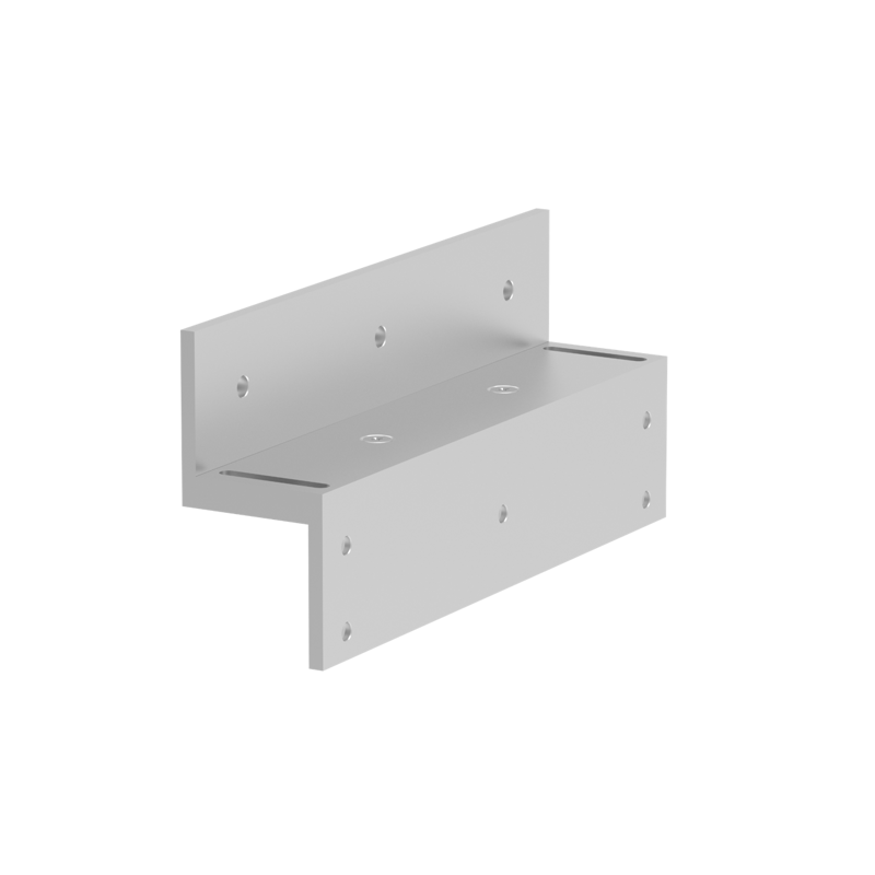 MEZ1 Z-type bracket for electromagnetic locks on inward-opening doors