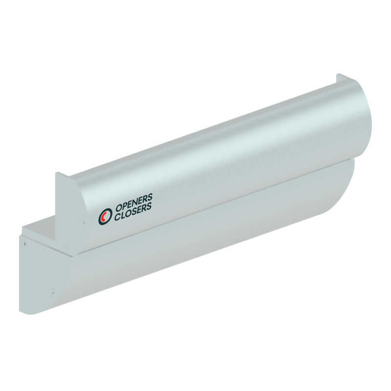MEXZ3 Z-type bracket for electromagnetic locks on inward-opening doors Inox