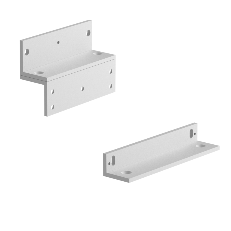 MEXZ2 Z-type bracket for electromagnetic locks on inward-opening doors