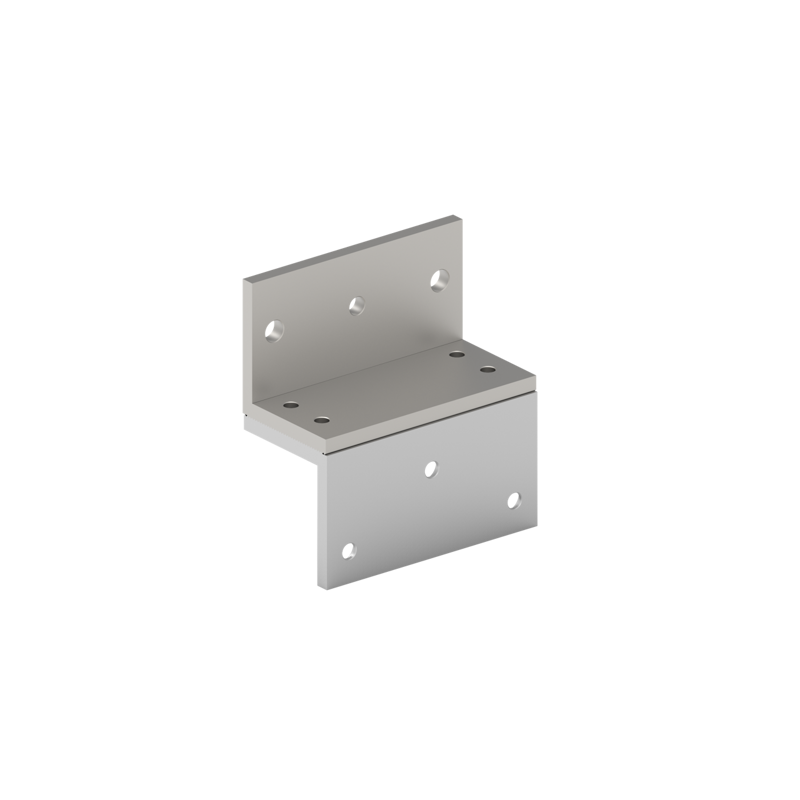 MEXZ5 Z-type bracket for electromagnetic locks on inward-opening doors