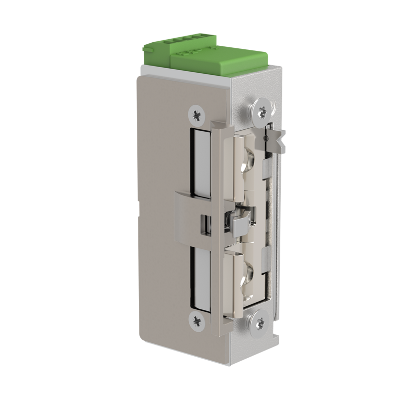 3ENZ21 Electronic Strike 8-30V AC/DC 5,800N Hold-open with monitoring and mechanical unlocking