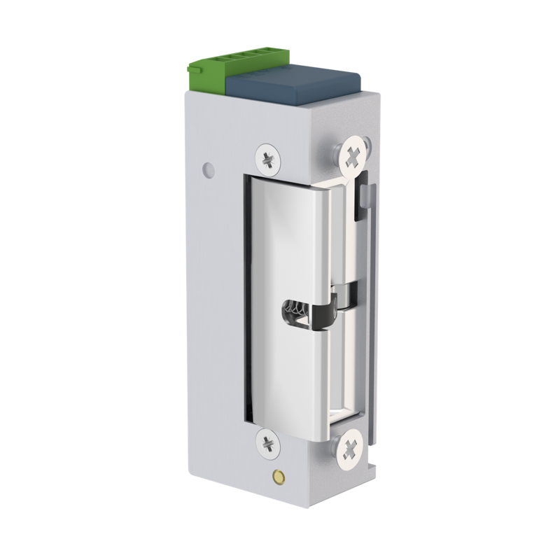 3K6F00 Electric Strike Smoke 24V DC 8,000N Fail-Secure with monitoring