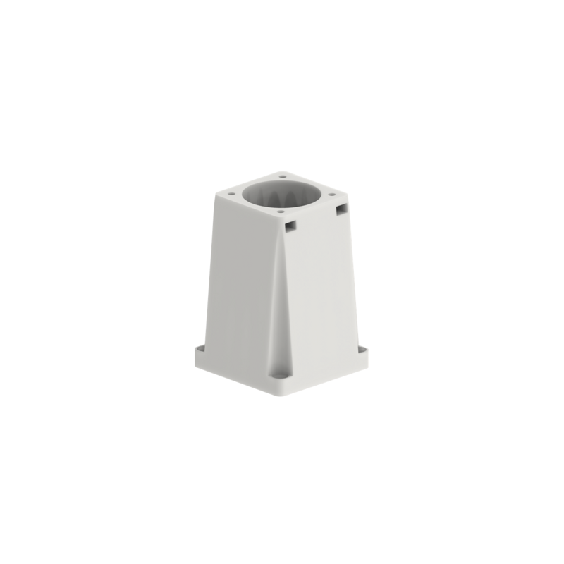 DHF20 15cm Extension for surface-mounted electromagnetic locks White