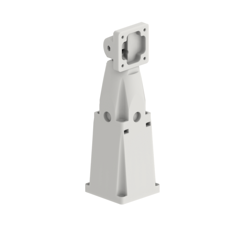 DHF22 15cm Extension + 19cm Extension set with 180º rotation for surface-mounted electromagnetic locks White