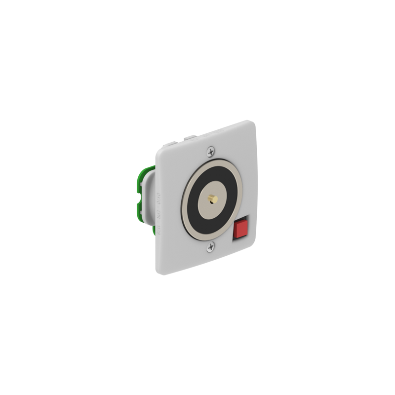 DHUXSWW Electromagnetic Lock recess mounted 600N 12V/24V DC White