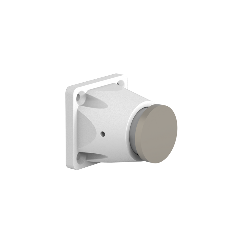 DHC8 9cm Counterplate with plastic support for electromagnetic locks White