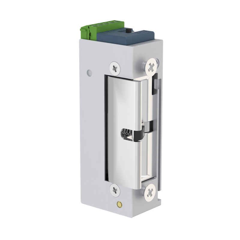 3DK6W00 Electric Strike Smoke 12/24V AC/DC 8,000N Fail-Secure with monitoring