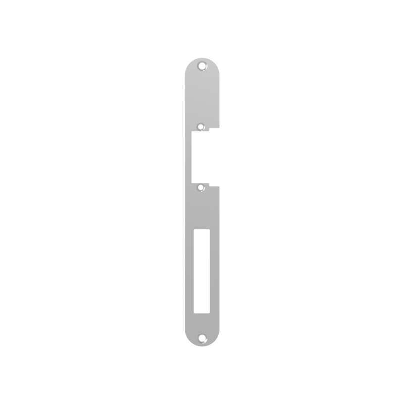 F40X Faceplate Long 250x30x3mm R15 Inox