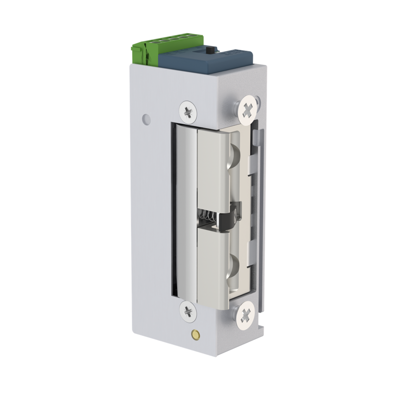 3DK6W10 Electric Strike Smoke 12/24V AC/DC 5,800N Fail-Secure with monitoring