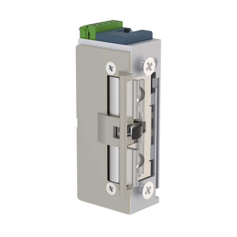 3DK6W21 Electric Strike Smoke 12/24V AC/DC 5,800N Fail-Secure with monitoring