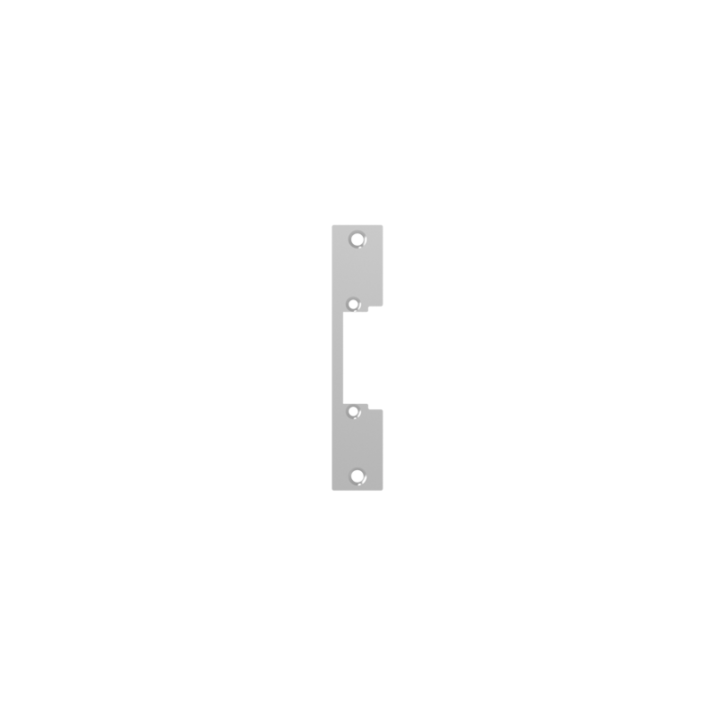D14X Faceplate Short 130x25x3mm Inox