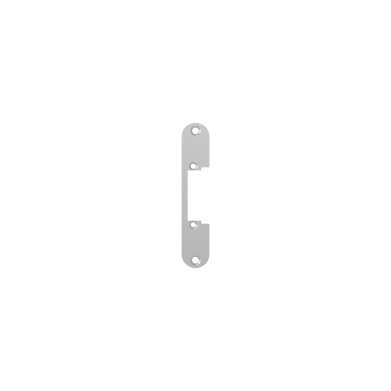 D15X Faceplate Short 130x25x3mm R12.5 Inox